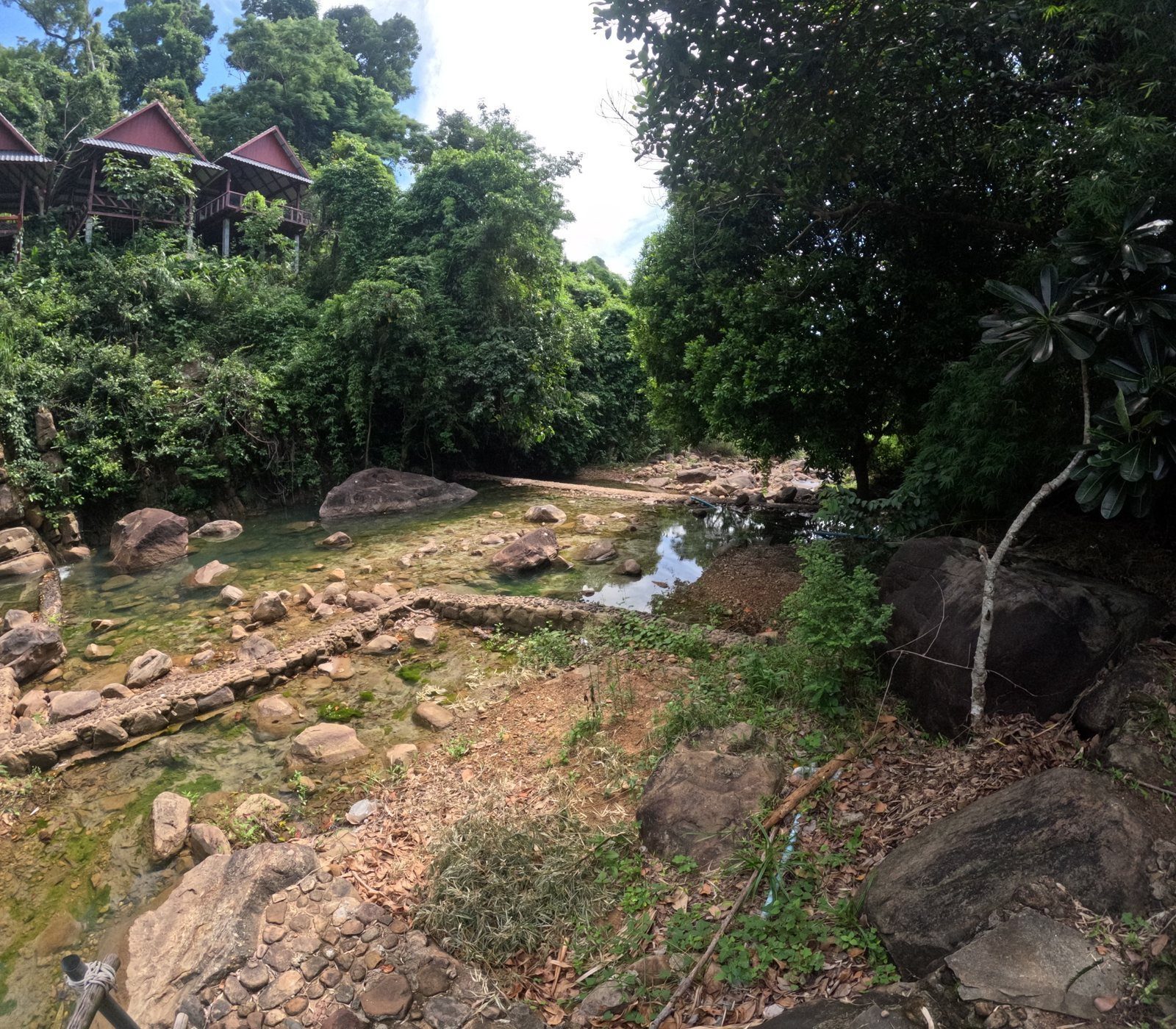 Pont suspendu près de Kampot